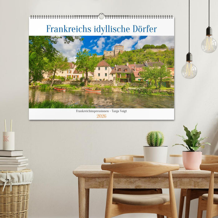Frankreichs idyllische Dörfer (CALVENDO Wandkalender 2026)
