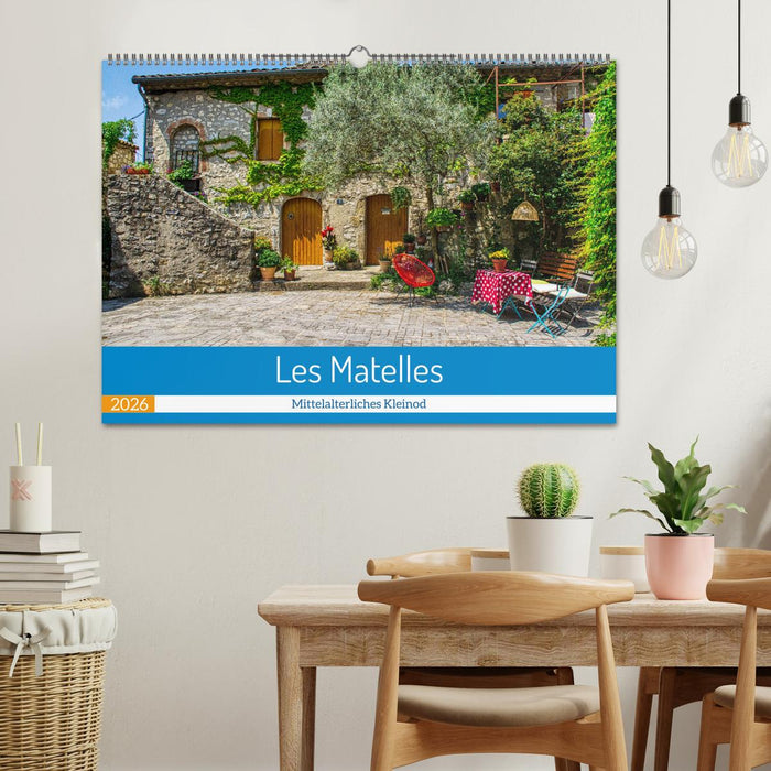 Les Matelles - Mittelalterliches Kleinod (CALVENDO Wandkalender 2026)