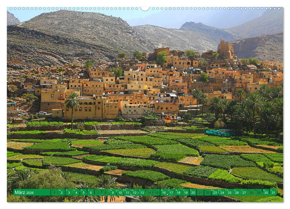 Unterwegs im Weihrauchland Oman (CALVENDO Wandkalender 2026)