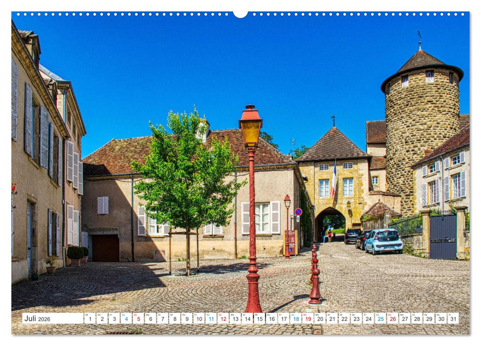 Charolles - Im Herzen des Burgund (CALVENDO Premium Wandkalender 2026)