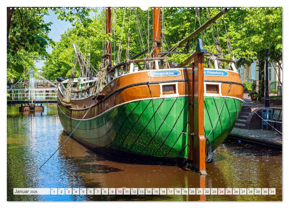 Rund um Papenburg (CALVENDO Premium Wandkalender 2026)