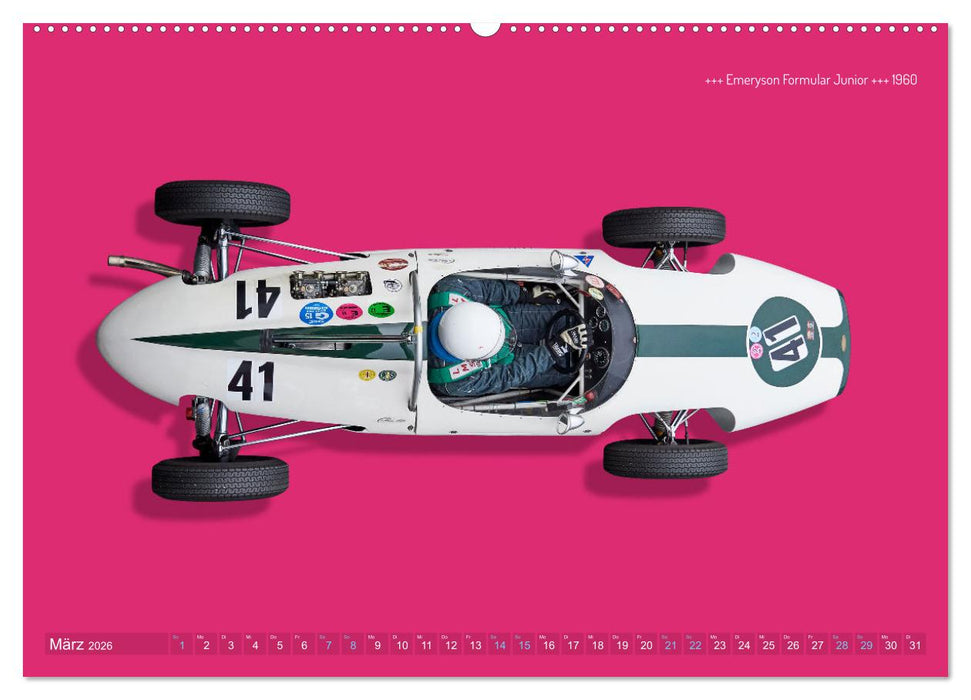 Legenden des Rennsports - Formel Junior 1955-1965 (CALVENDO Wandkalender 2026)