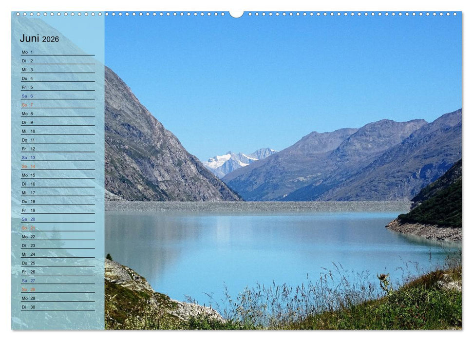 SeenSucht Entdecke Seen in der Schweiz Planer (CALVENDO Premium Wandkalender 2026)