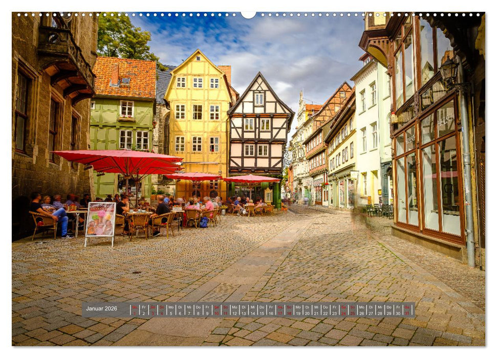Ein Blick auf Quedlinburg (CALVENDO Wandkalender 2026)
