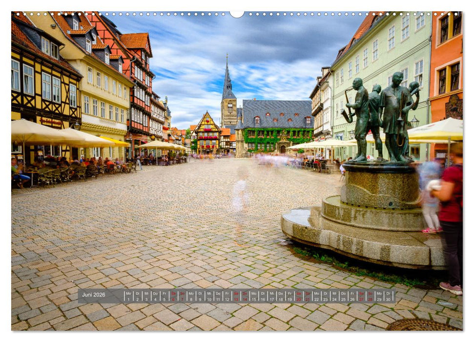 Ein Blick auf Quedlinburg (CALVENDO Wandkalender 2026)