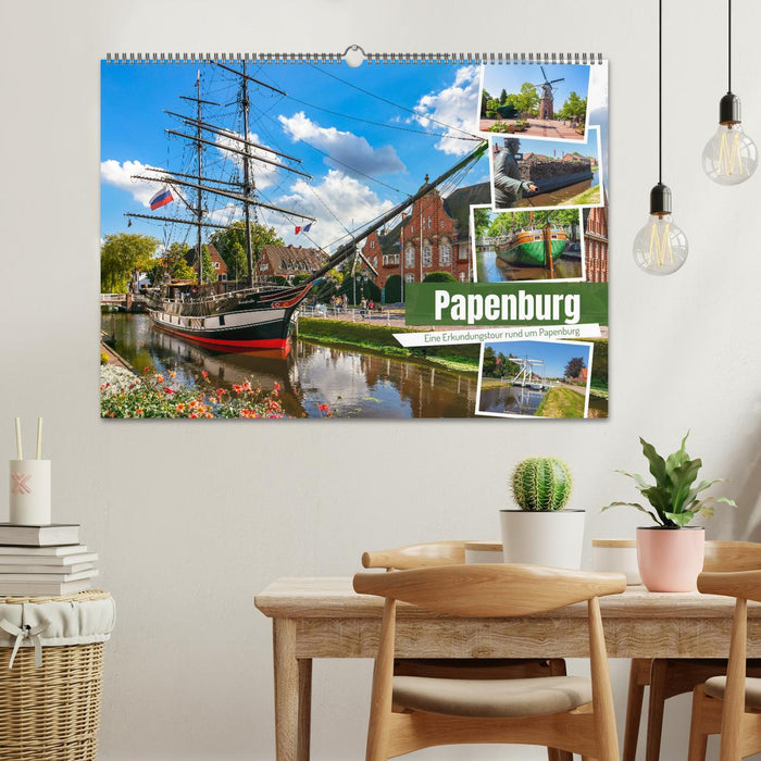 Rund um Papenburg (CALVENDO Wandkalender 2026)