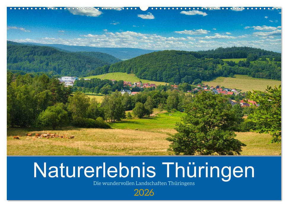 Naturerlebnis Thüringen (CALVENDO Wandkalender 2026)