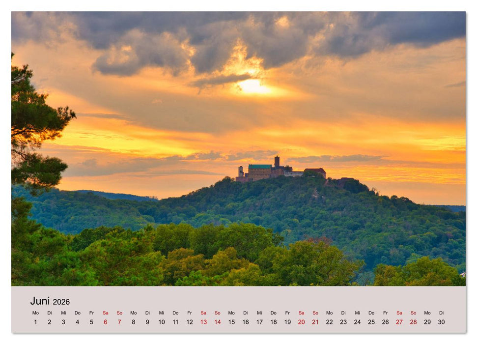 Naturerlebnis Thüringen (CALVENDO Wandkalender 2026)