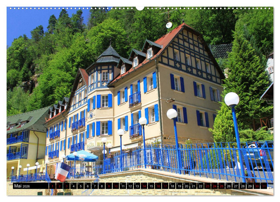 Hrensko - Herrnskretschen - Tor zum Nationalpark Böhmische Schweiz (CALVENDO Premium Wandkalender 2026)