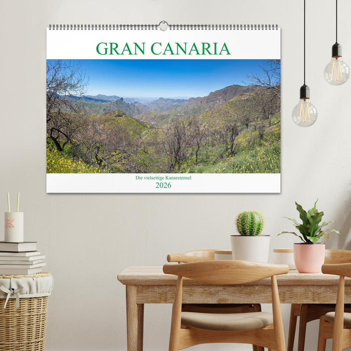 Gran Canaria - Die vielseitige Kanareninsel (CALVENDO Wandkalender 2026)