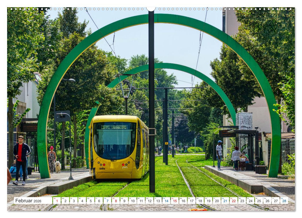 Mulhouse - Das südliche Tor der elsässischen Weinstraße (CALVENDO Wandkalender 2026)