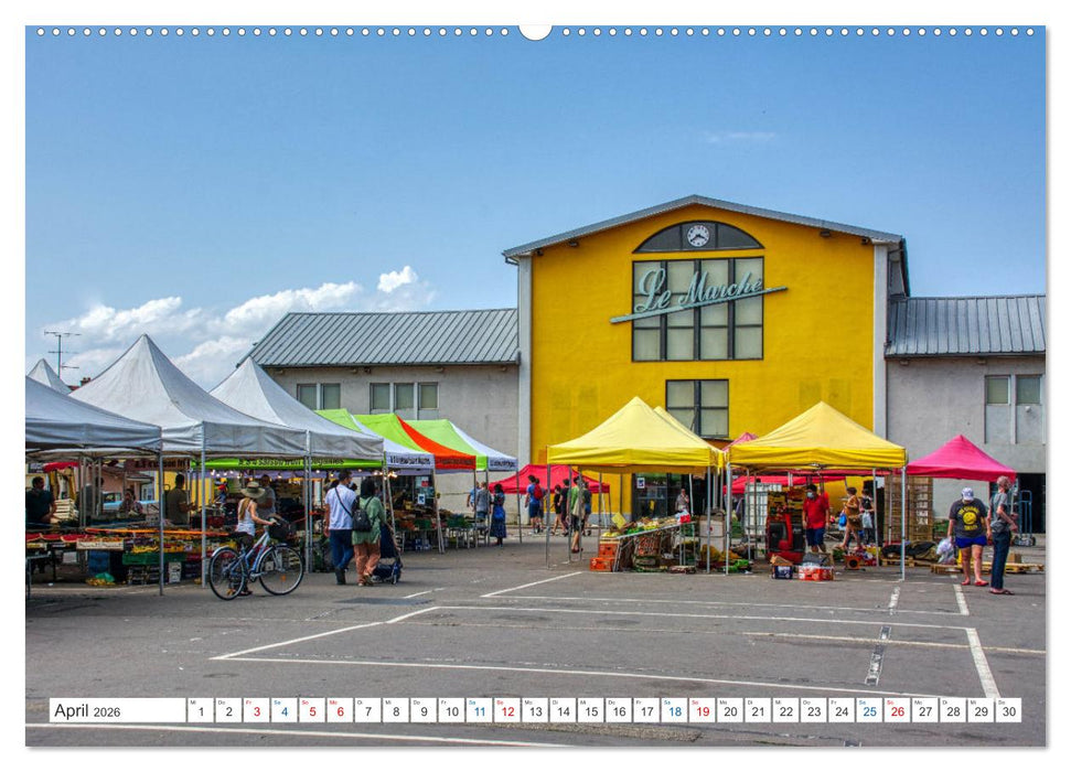 Mulhouse - Das südliche Tor der elsässischen Weinstraße (CALVENDO Wandkalender 2026)