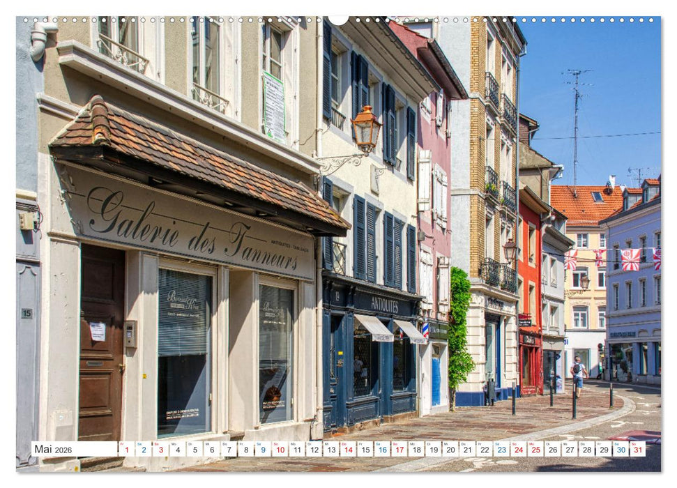 Mulhouse - Das südliche Tor der elsässischen Weinstraße (CALVENDO Wandkalender 2026)