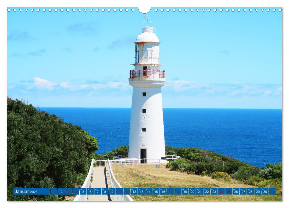 Leuchttürme - Wegweisend durch das Jahr (CALVENDO Wandkalender 2026)