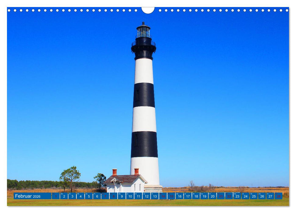 Leuchttürme - Wegweisend durch das Jahr (CALVENDO Wandkalender 2026)