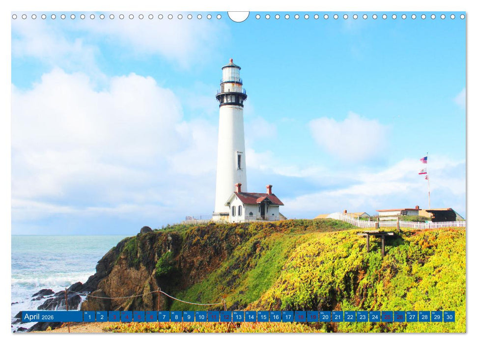 Leuchttürme - Wegweisend durch das Jahr (CALVENDO Wandkalender 2026)