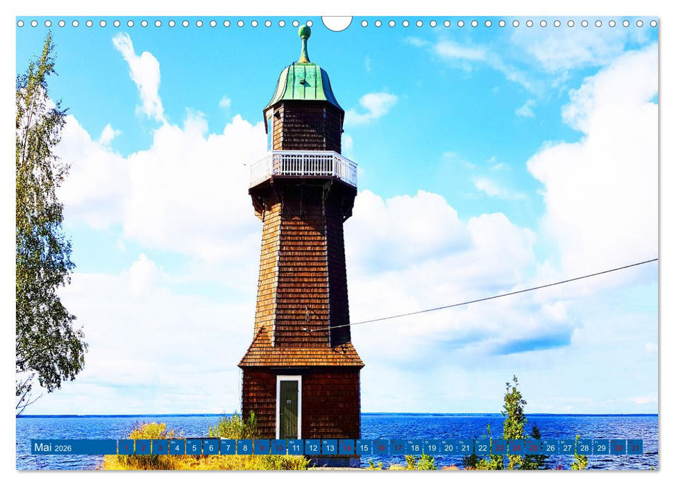 Leuchttürme - Wegweisend durch das Jahr (CALVENDO Wandkalender 2026)