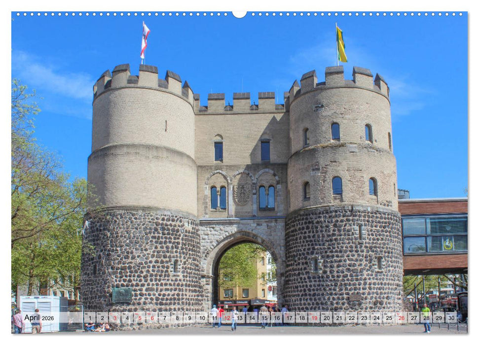 Altes Köln - Denkmäler und Historische Bauten (CALVENDO Wandkalender 2026)