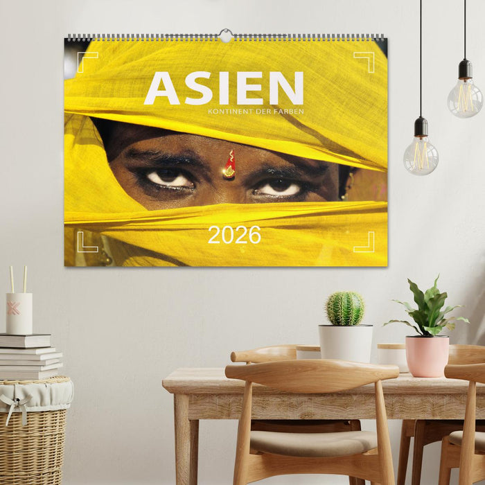 Asien - Kontinent der Farben (CALVENDO Wandkalender 2026)