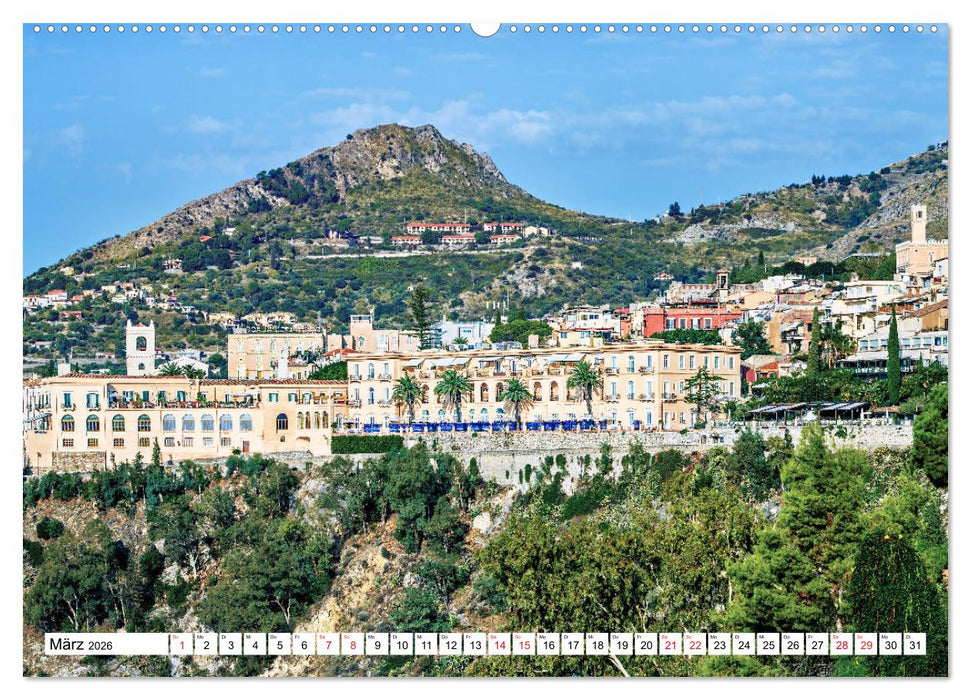 Taormina - Juwel Siziliens mit antikem Charme (CALVENDO Wandkalender 2026)