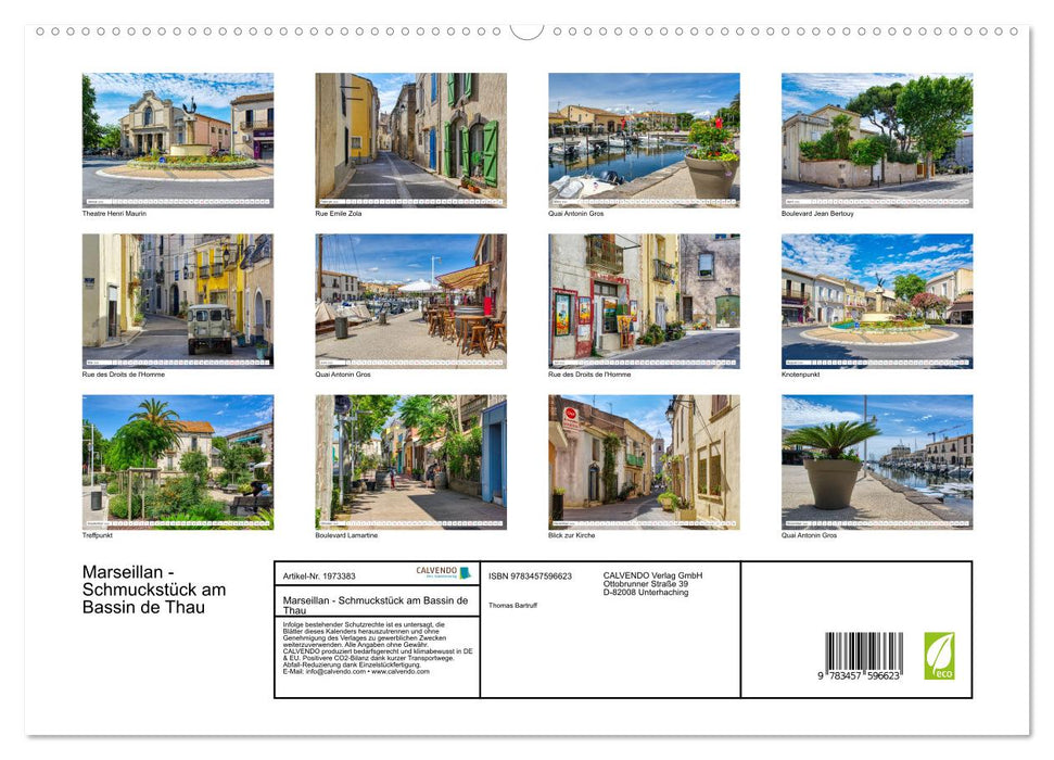 Marseillan - Schmuckstück am Bassin de Thau (CALVENDO Premium Wandkalender 2026)