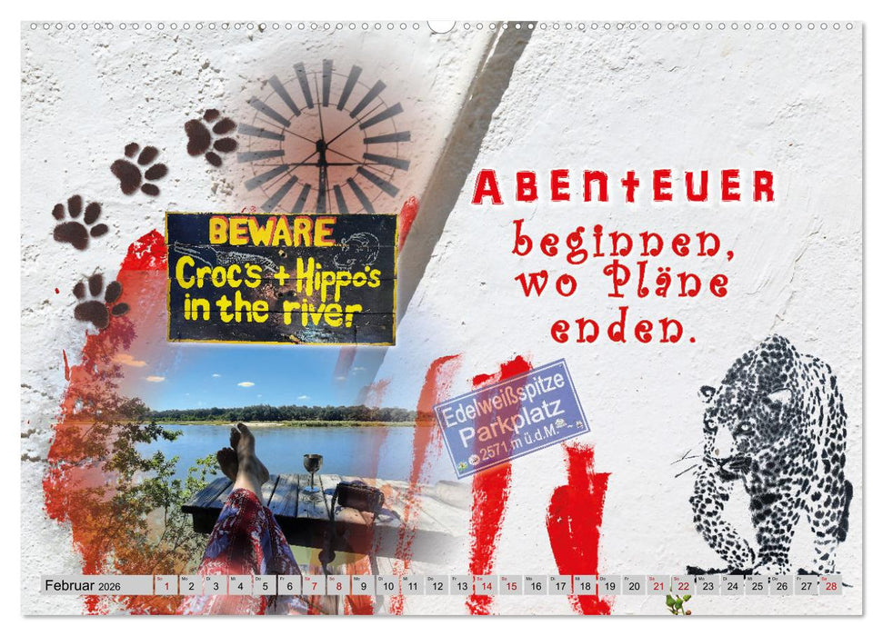 Einfach mal machen. Könnte ja gut werden. (CALVENDO Wandkalender 2026)