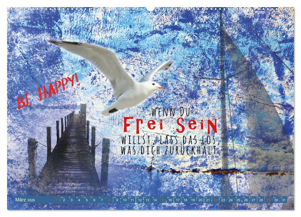 Einfach mal machen. Könnte ja gut werden. (CALVENDO Wandkalender 2026)