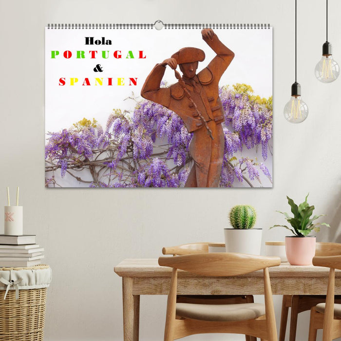 Hola Portugal und Spanien (CALVENDO Wandkalender 2026)