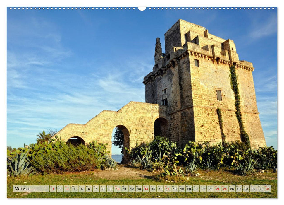 il Salento Kulturlandschaft zwischen zwei Meeren (CALVENDO Wandkalender 2026)