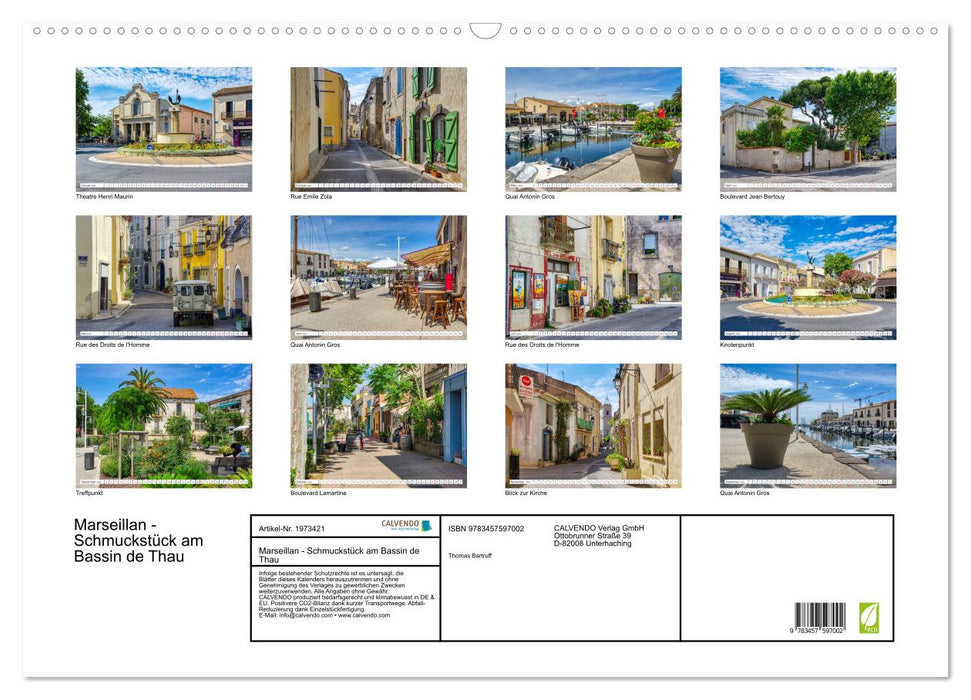 Marseillan - Schmuckstück am Bassin de Thau (CALVENDO Wandkalender 2026)