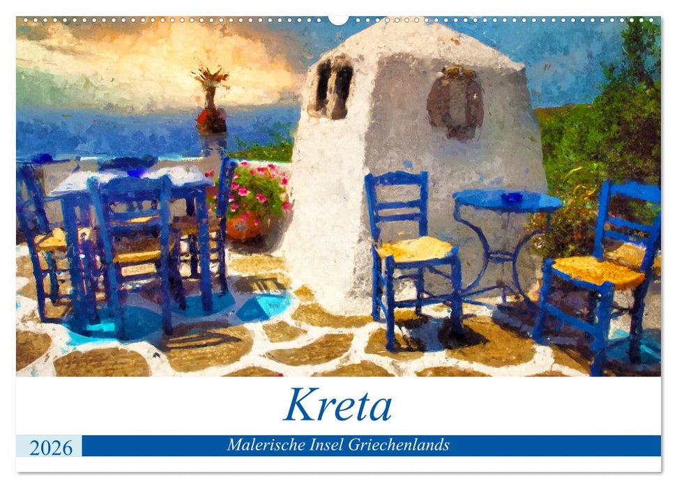 Kreta - Malerische Insel Griechenlands (CALVENDO Wandkalender 2026)