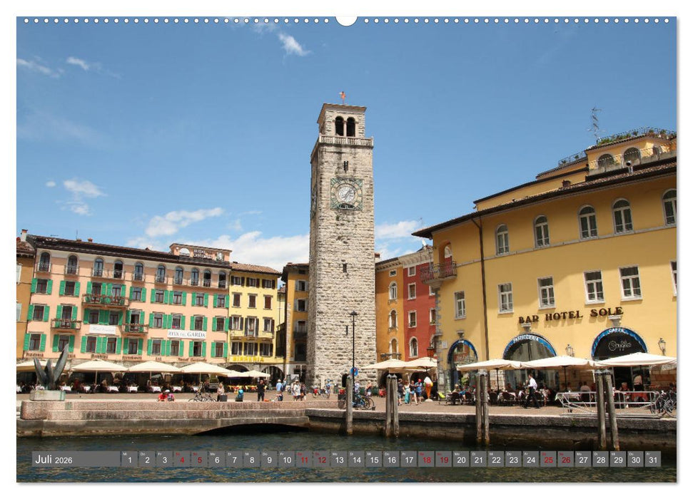 Gardasee bei Limone (CALVENDO Premium Wandkalender 2026)