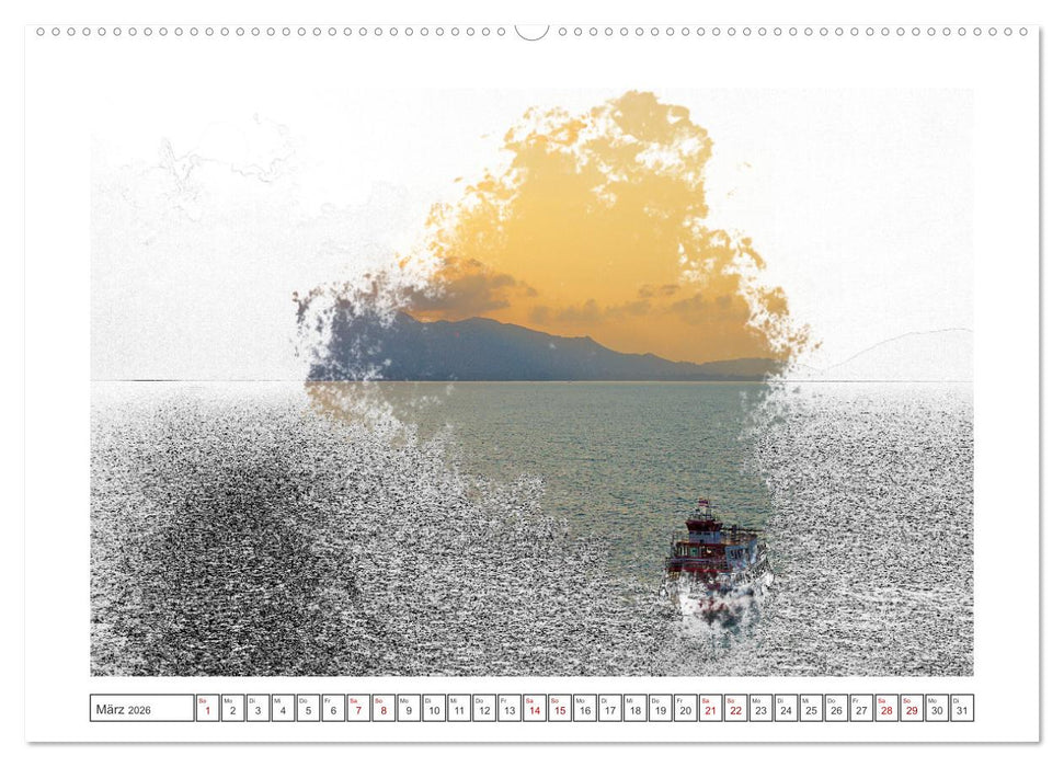 Skizzenbilder - Bilderskizzen (CALVENDO Wandkalender 2026)