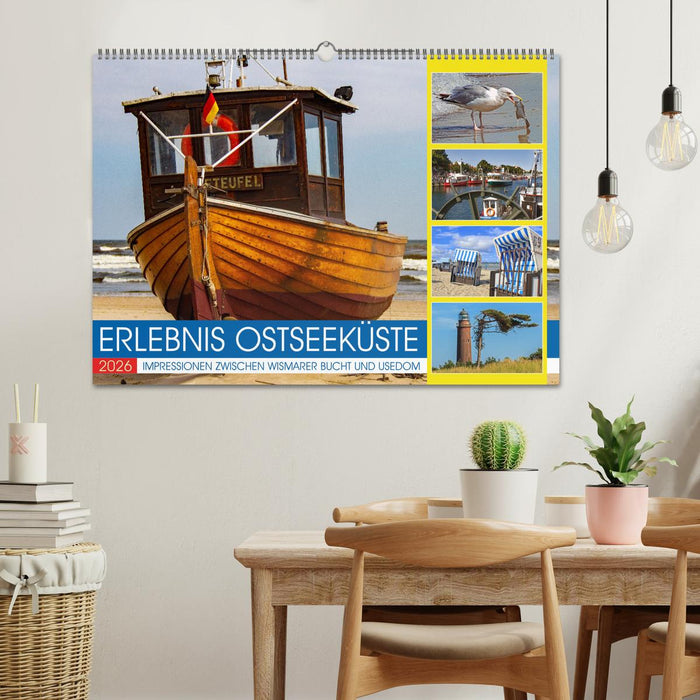 Erlebnis Ostseeküste - zwischen Wismarer Bucht und Usedom (CALVENDO Wandkalender 2026)