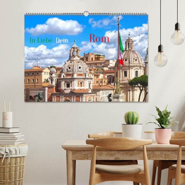 In Liebe Dein Rom (CALVENDO Wandkalender 2026)