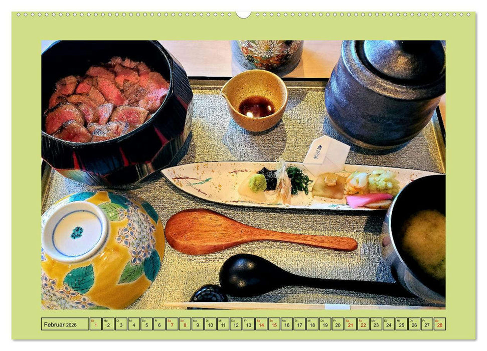 Die Asiatische Küche - Eine kulinarische Reise durch Asien (CALVENDO Wandkalender 2026)