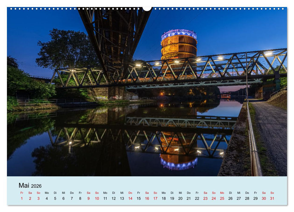 Ruhrnights (CALVENDO Wandkalender 2026)