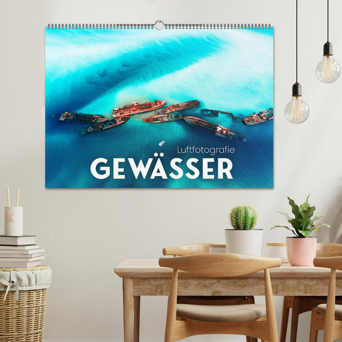 Luftfotografie - Gewässer (CALVENDO Wandkalender 2026)