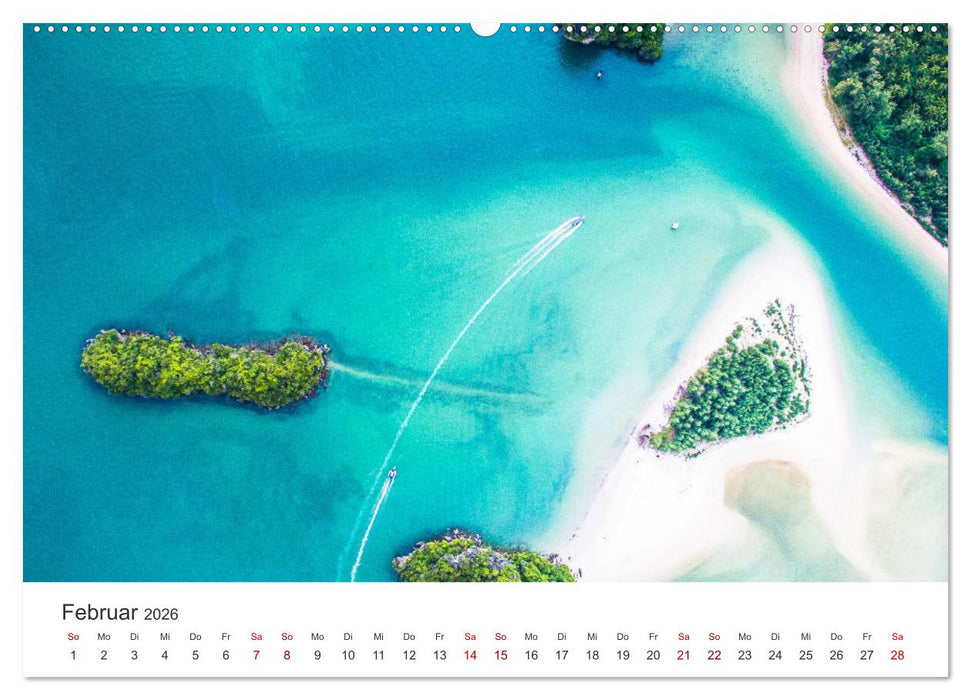 Luftfotografie - Gewässer (CALVENDO Wandkalender 2026)