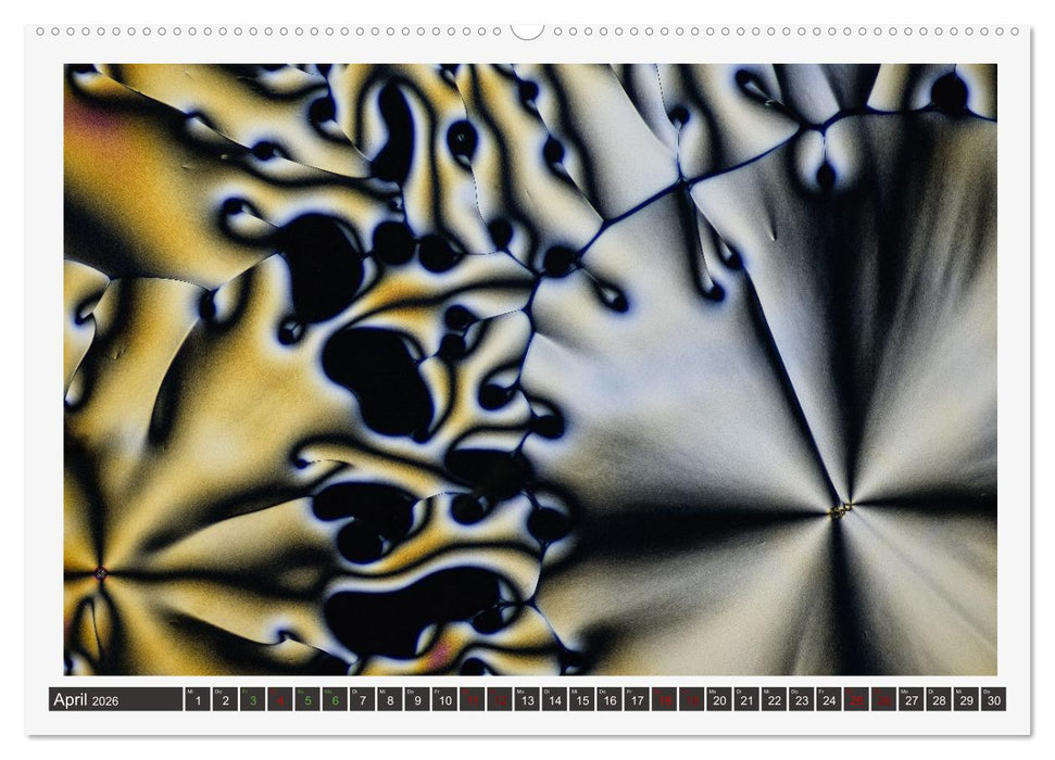 Farbenfrohe Mikrokristalle (CALVENDO Wandkalender 2026)