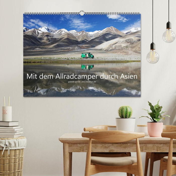 Mit dem Allradcamper durch Asien (CALVENDO Wandkalender 2026)
