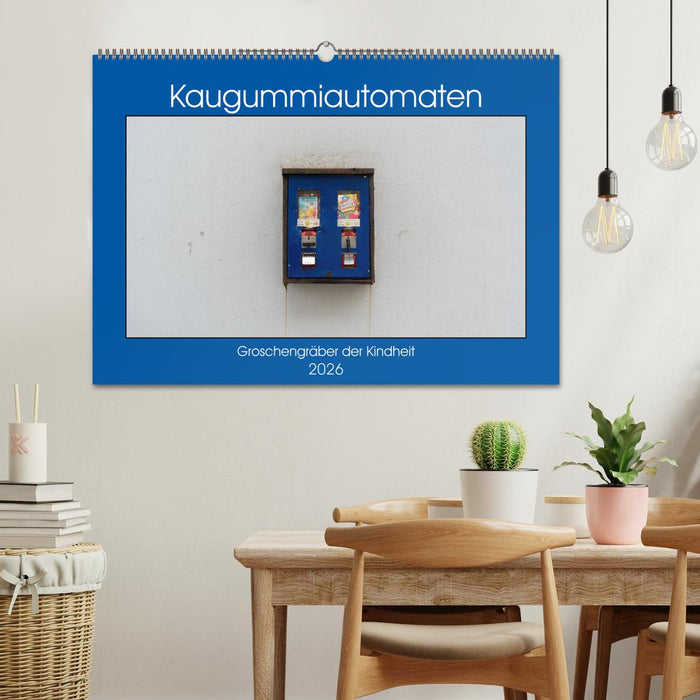 Kaugummiautomaten (CALVENDO Wandkalender 2026)