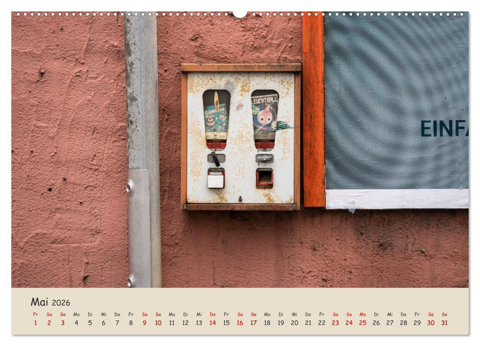 Kaugummiautomaten (CALVENDO Wandkalender 2026)