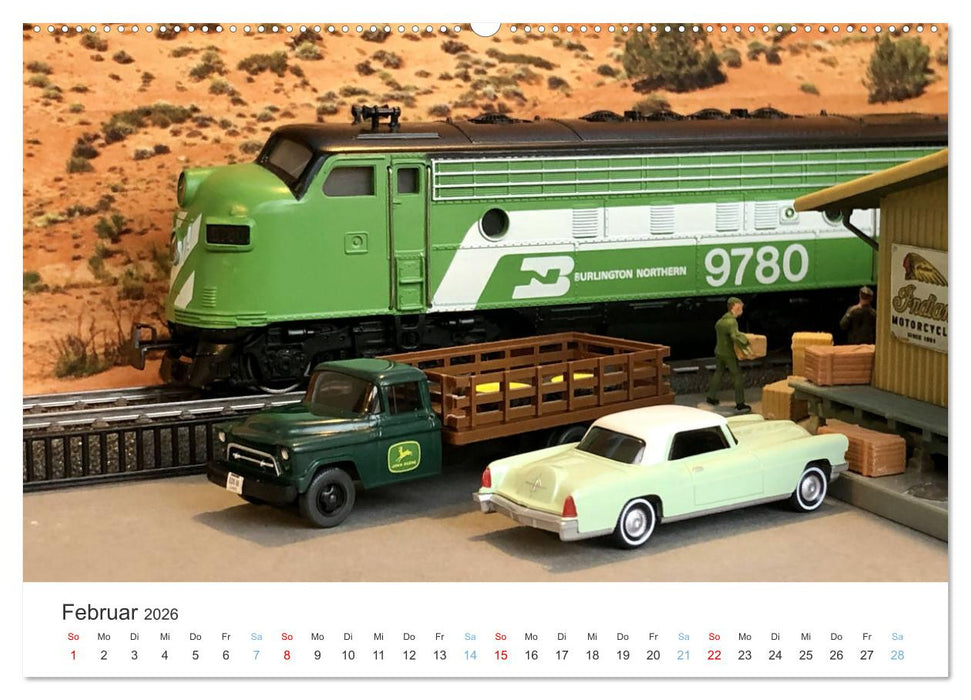 Modellbahnen aus aller Welt - H0, N, Z (CALVENDO Wandkalender 2026)