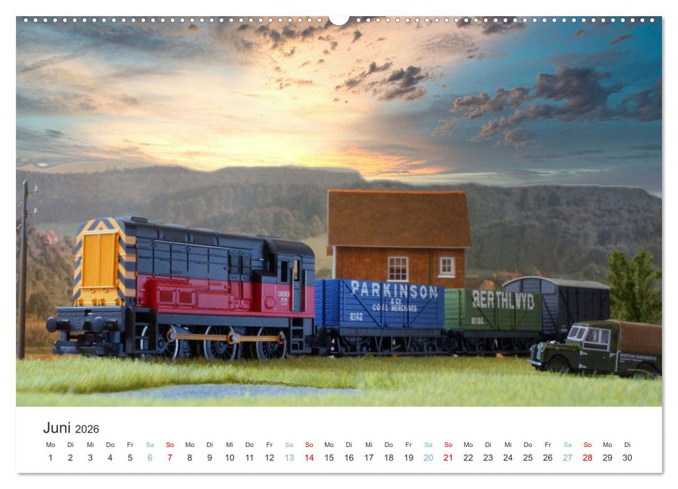 Modellbahnen aus aller Welt - H0, N, Z (CALVENDO Wandkalender 2026)