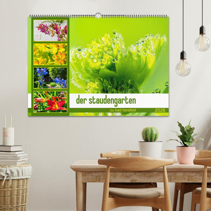 der staudengarten zu bad hersfeld (CALVENDO Wandkalender 2026)