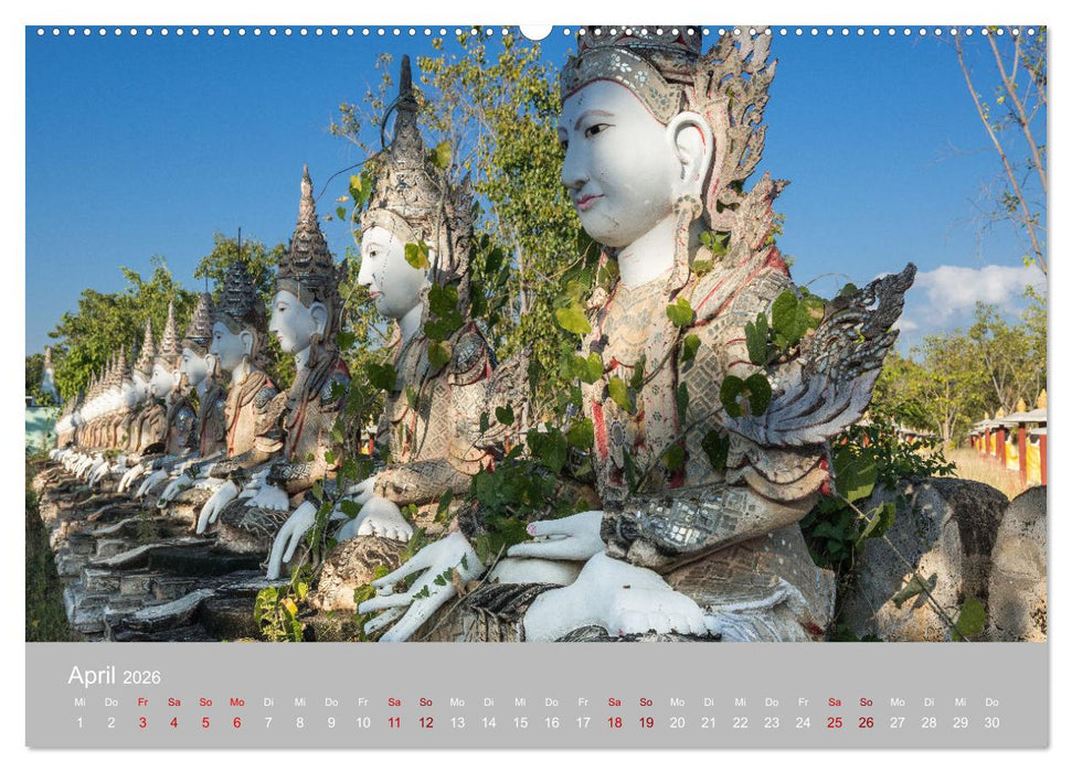 BUDDHA - Ein sanftes Lächeln (CALVENDO Wandkalender 2026)