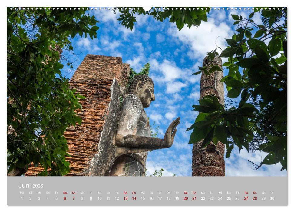 BUDDHA - Ein sanftes Lächeln (CALVENDO Wandkalender 2026)