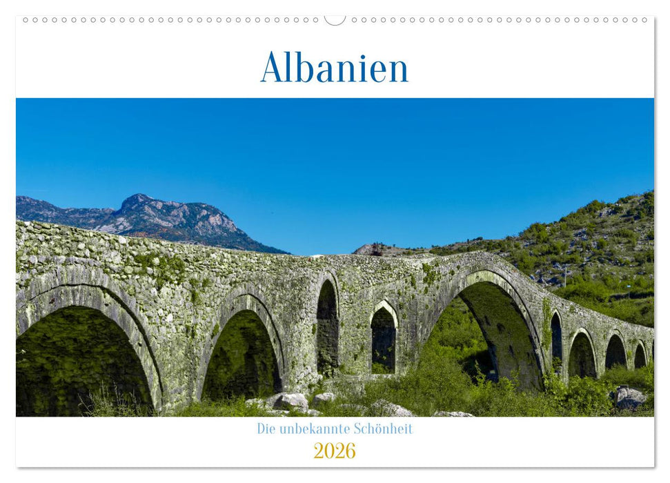 Albanien - Die unbekannte Schönheit (CALVENDO Wandkalender 2026)