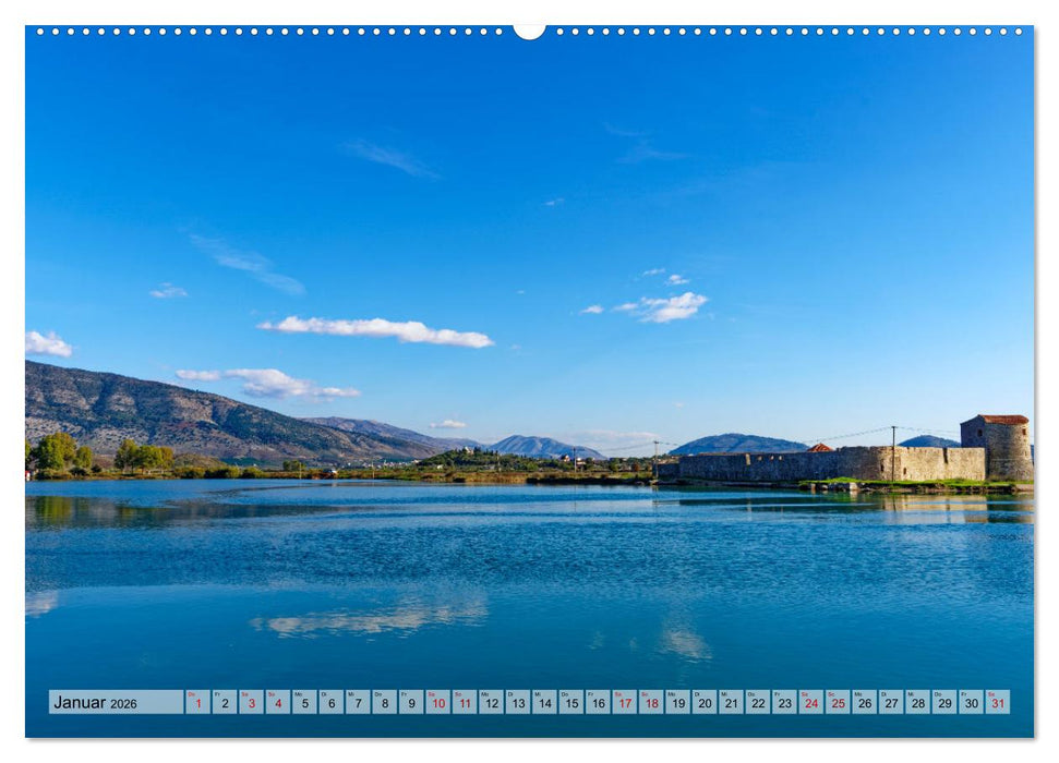 Albanien - Die unbekannte Schönheit (CALVENDO Wandkalender 2026)